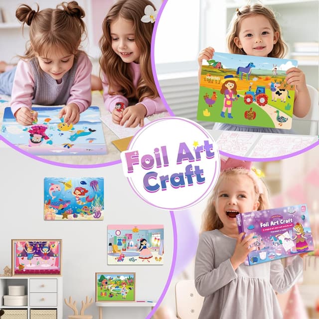 Thumbnail 6 de URMYWO Folienspaß Kinder 3-10 DIY-Bastelset