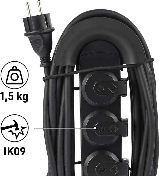 Thumbnail 5 de Electraline 30925 Bloc Multiprises Étanche 10 m