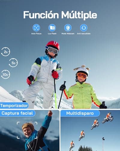 Detalle 2 de WOLFANG Cámara digital 50 MP, 2,7K y zoom 16x