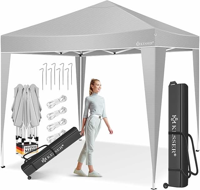 Imagen de KESSER® Carpa Plegable 3x3m 🏕️ Proteccion UV, Impermeable y Resistente en OfertitasTOP