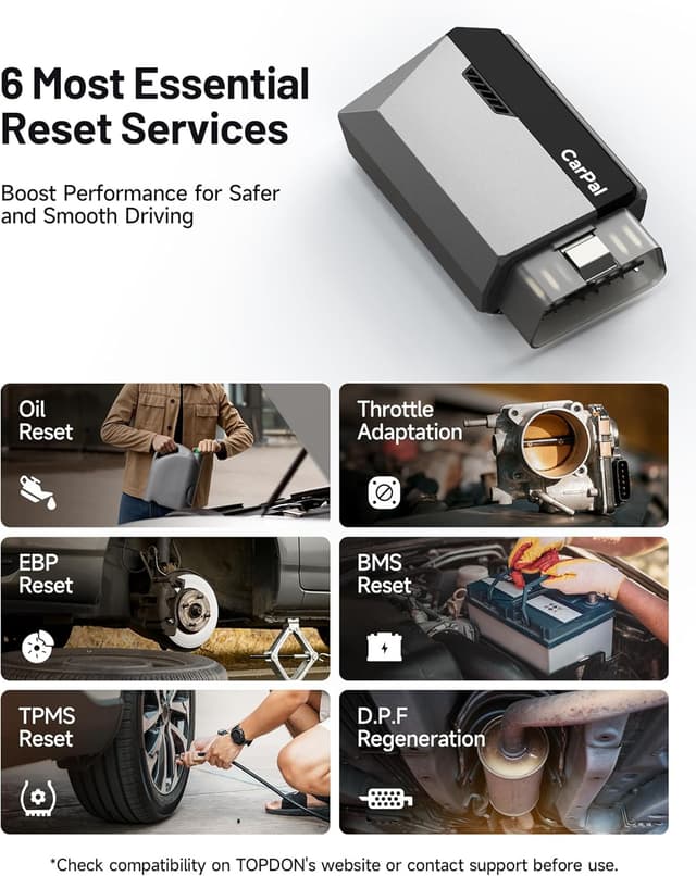 Detalle 2 de TOPDON CarPal-A OBD2 Code Reader Bluetooth