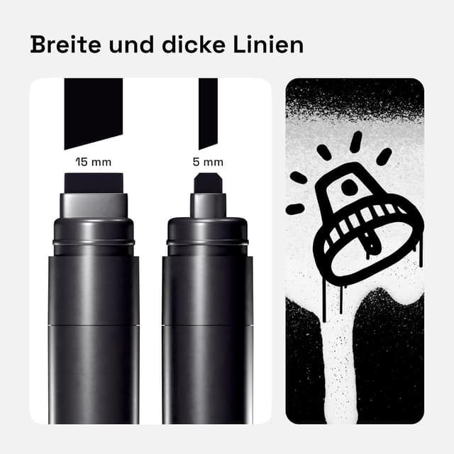 Detalle 2 de Artistro Zeichenstifte 5er Set Jumbo 🎨