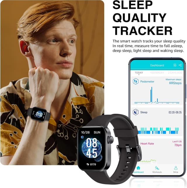 Thumbnail 2 de ASEEYIRJ P2 Smart Watch 1.85