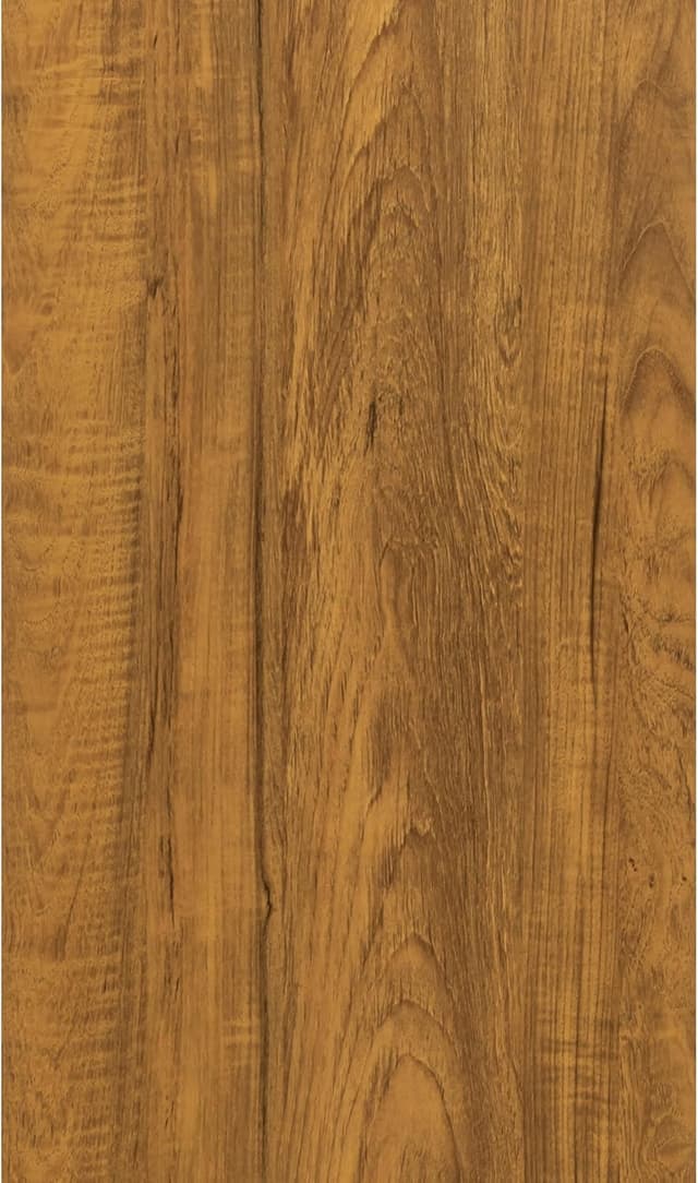 Detalle de Fantasnight sticky back plastic vinyl film in brown oak effect (30 × 200cm) for peel-and-stick furniture and walls