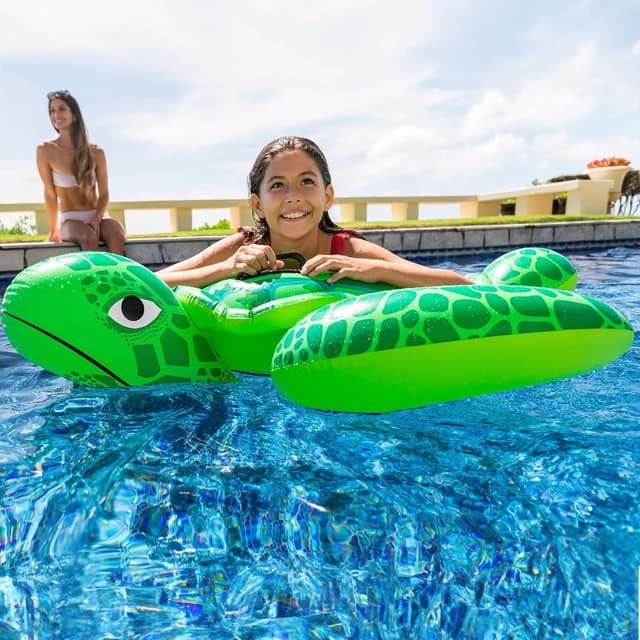 Thumbnail 1 de Intex Lil' Sea Turtle Ride-On Aufblasbares Reittier Blau