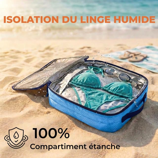 Detalle de LOONARA Travel Packing Cubes compressibles (lot de 4) pour valises et sacs à dos