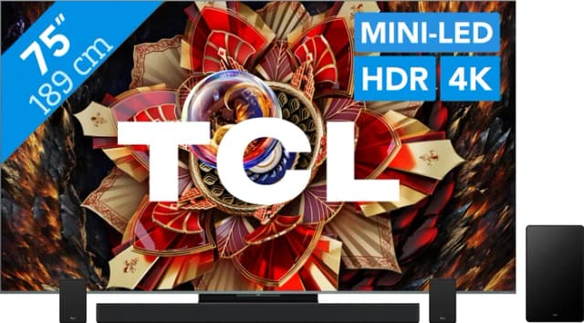 Thumbnail 46 de TCL 75 Zoll QD Mini LED C9K 4K Set + Q85H PRO