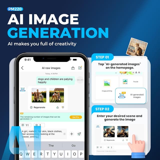 Detalle 2 de Nelko PM220 2 Inch Bluetooth Label Printer