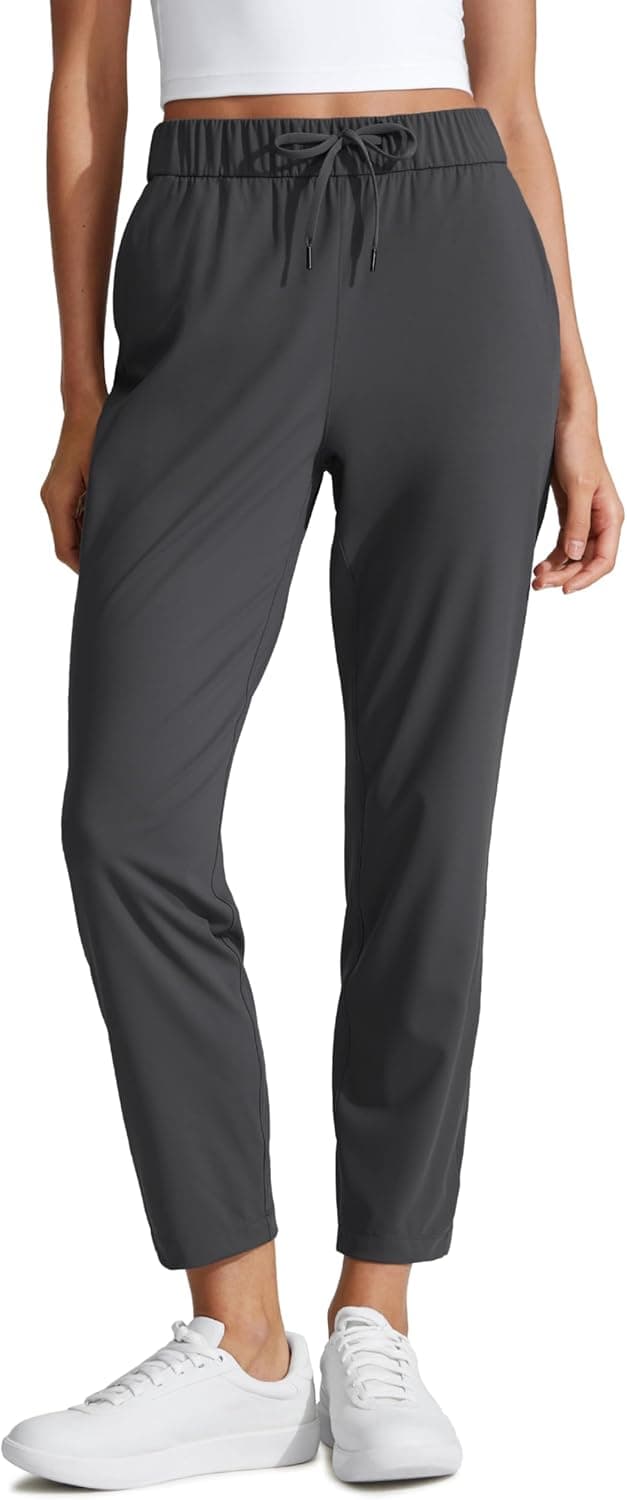 Detalle 2 de CRZ YOGA Women’s 4-Way Stretch Ankle Golf Pants (7/8 Travel & Work Trousers) – Slim Fit