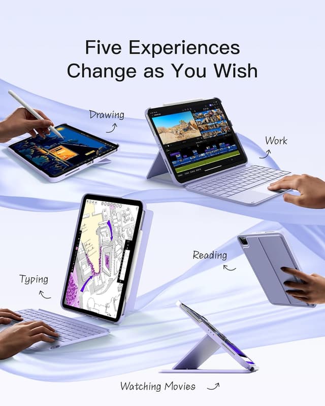 Detalle de Inateck Keyboard Case with Touchpad