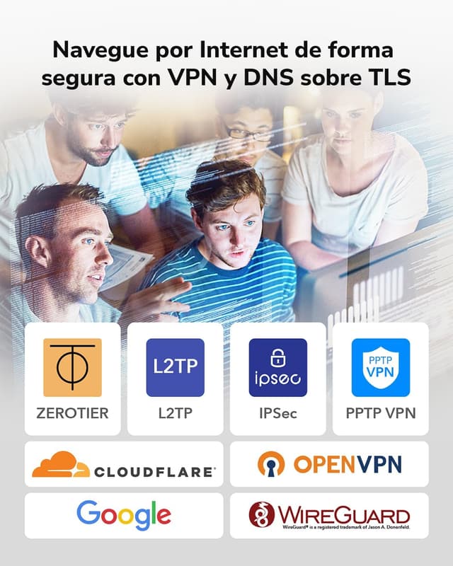 Thumbnail 6 de Cudy LT500E 4G LTE Router WiFi AC1200 con VPN y Antenas