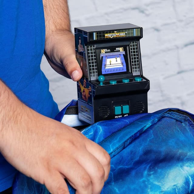 Detalle de Mini Classic WWE Handheld – kompakter WWE-Wrestling-Handheld mit LCD-Display