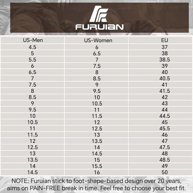 Thumbnail 5 de Furuian Steel Toe Boots Comfortable Slip Resistant Work Boots