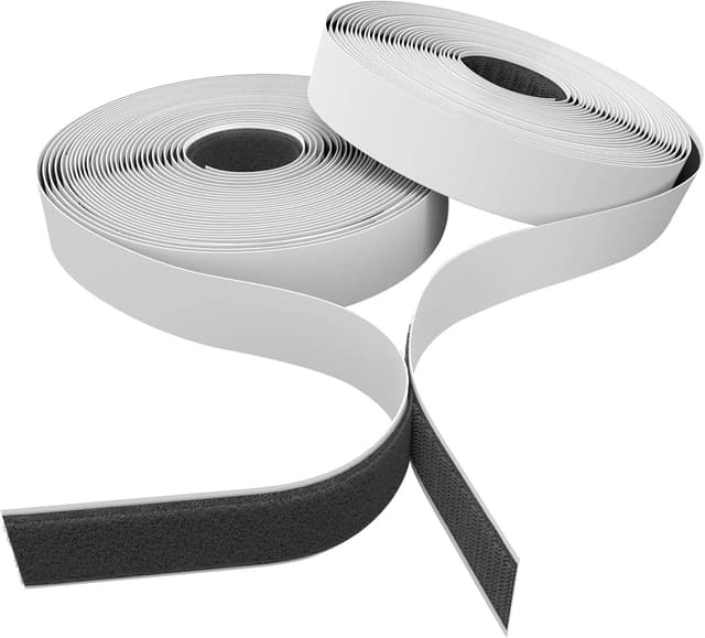 Detalle de KabelDirekt bande adhésive auto-agrippante noire 20 mm x 5 m