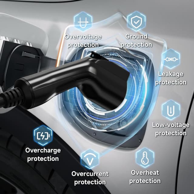 Detalle de AFYEEV cavo ricarica auto elettrica Tipo 1 3,6 kW