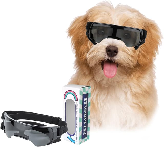 Detalle de PETLESO Hunde Sonnenbrille Windschutzbrille
