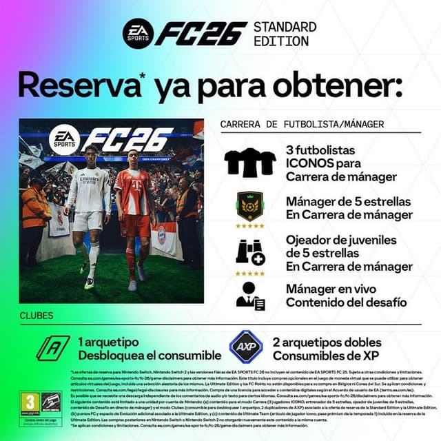 Detalle de EA SPORTS FC 26 PS4 videojuego deportivo