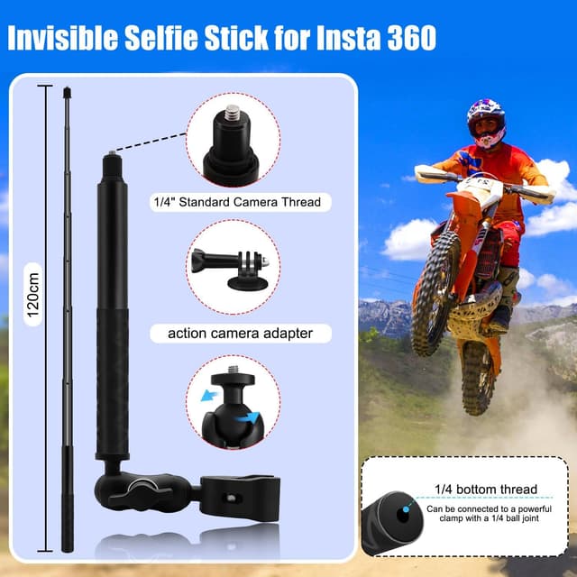 Thumbnail 1 de HAFOKO Motorcycle Double Clamp Mount Kit 47