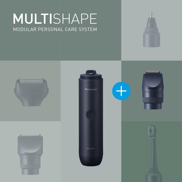 Detalle 2 de Panasonic ER-CKL1 Multishape 🧔 Recortador de barba y pelo, resistente al agua