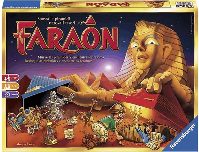 Detalle 2 de Ravensburger Faraón, juego familiar 1–5 jugadores 🎲