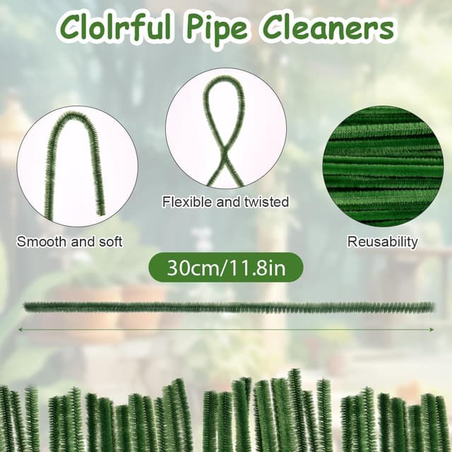 Thumbnail 1 de Ainiv 300PCS Pipe Cleaners for Craft