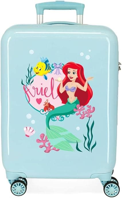 Detalle de Disney Princess Celebration Maleta Infantil Ariel 38x55x20 cm