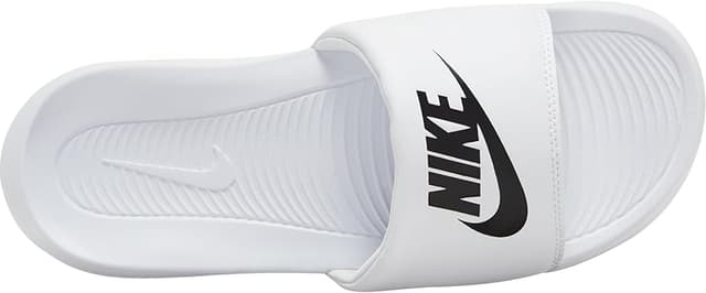 Detalle de NIKE Victori One Chanclas 39 EU, mujer White Black 👡