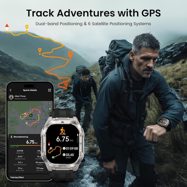 Detalle de KOSPET TANK M4C GPS smart watch