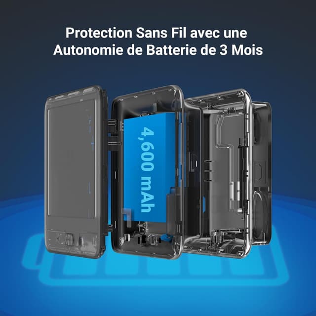 Detalle de EZVIZ CP4 judas de porte 4600 mAh