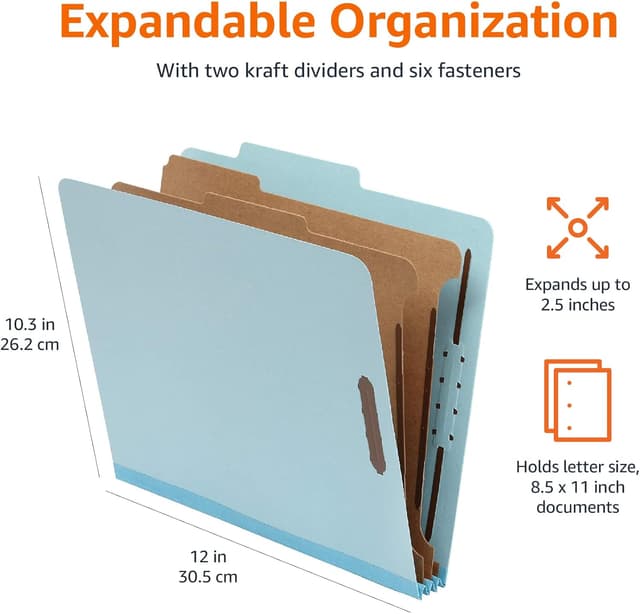Thumbnail 5 de Amazon Basics 2‑inch Recycled Binder, 10 Pack