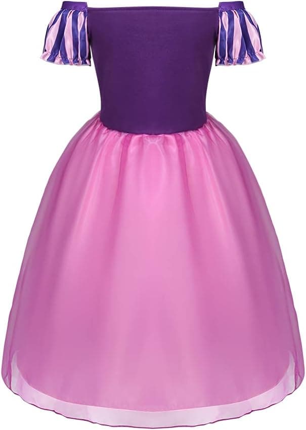 Detalle 2 de ACWOO Disfraz Rapunzel Niña morado