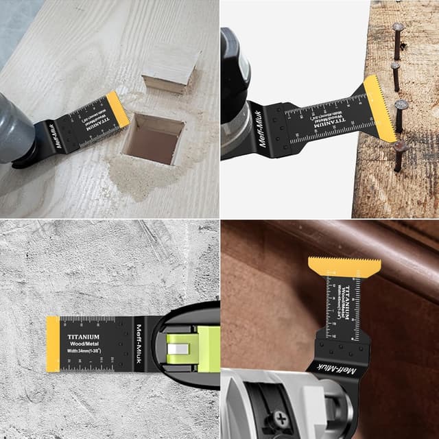 Thumbnail 6 de Meff-Mluk Titanium oscillating blades 15 pcs