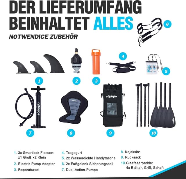 Thumbnail 4 de Zupapa 366 cm SUP Board Set đ