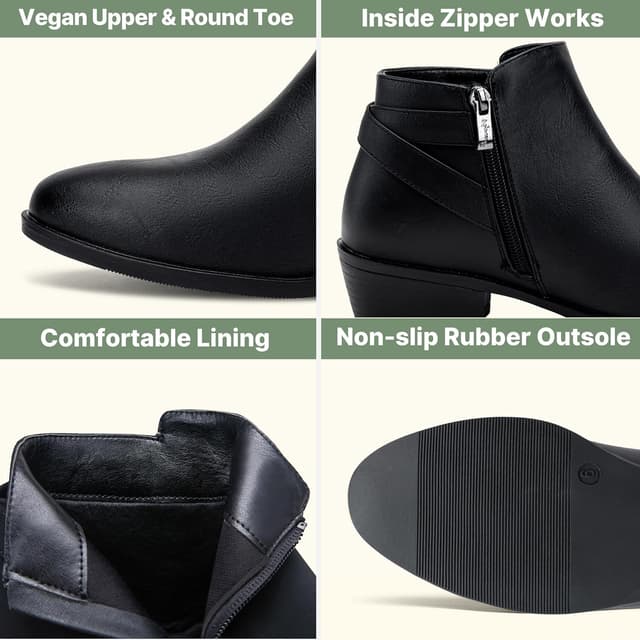 Detalle de Vepose Western ankle boots low heel