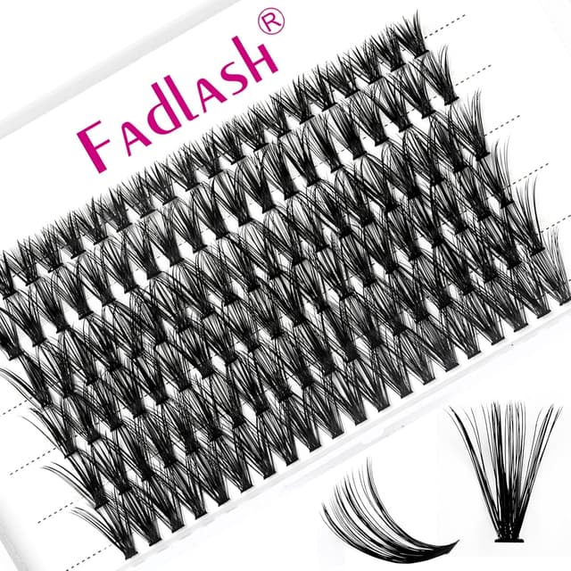 Thumbnail 6 de Fadlash Pestañas Individuales 40D C Curl 10mm 🍒 120pcs