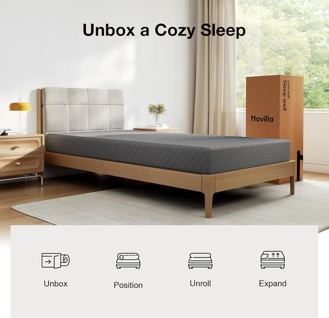 Detalle 2 de Novilla Full Size Memory Foam 5 Inch