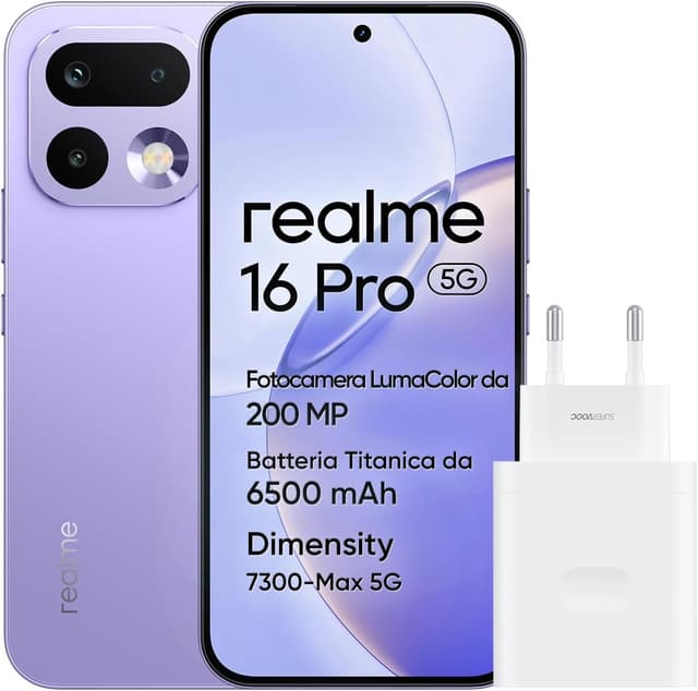 Detalle de realme 16 Pro 5G 8Go 512Go