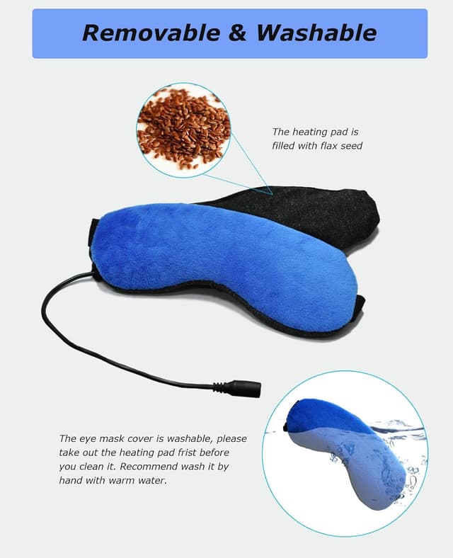 Detalle 2 de PJYU Mascarilla para Ojos Calentada