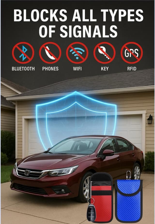 Thumbnail 3 de 3 Pack Faraday Pouch for Car Keys 9x14 cm