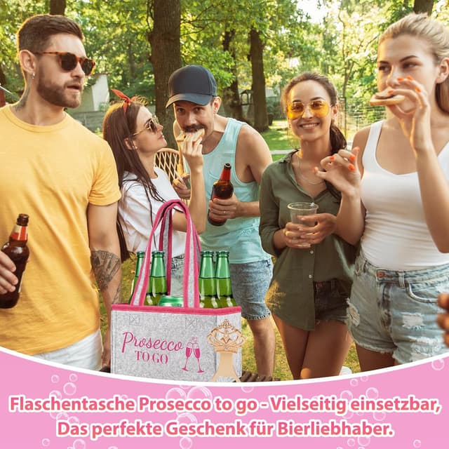 Thumbnail 2 de WenmthG Damen Flaschentasche 6 Flaschen