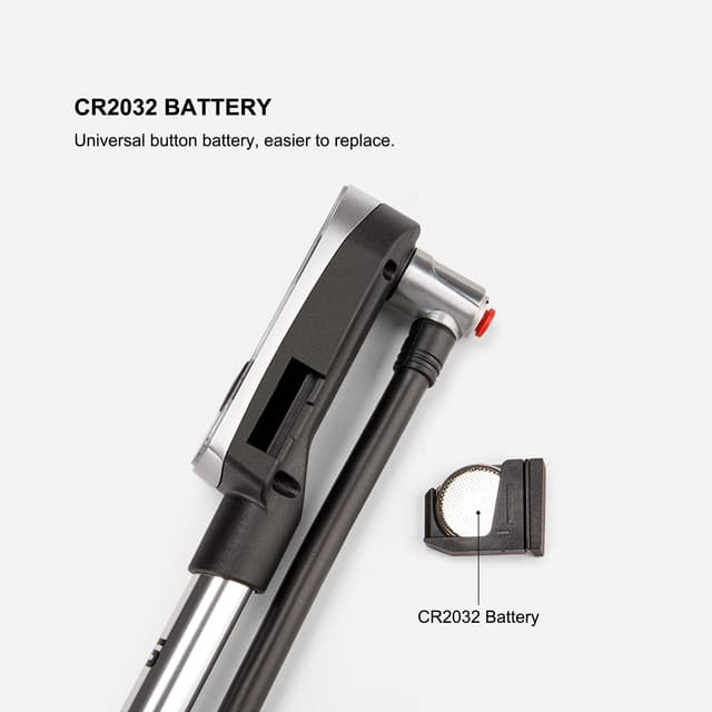 Detalle de Pompa per bicicletta CXWXC con manometro fino a 300 PSI, in alluminio (per forcelle ammortizzate MTB e e-bike)