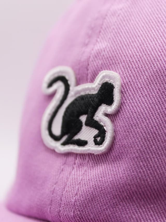 Detalle de Surf Monkey Berretto Baseball Classic Dad in cotone biologico, taglia unica regolabile