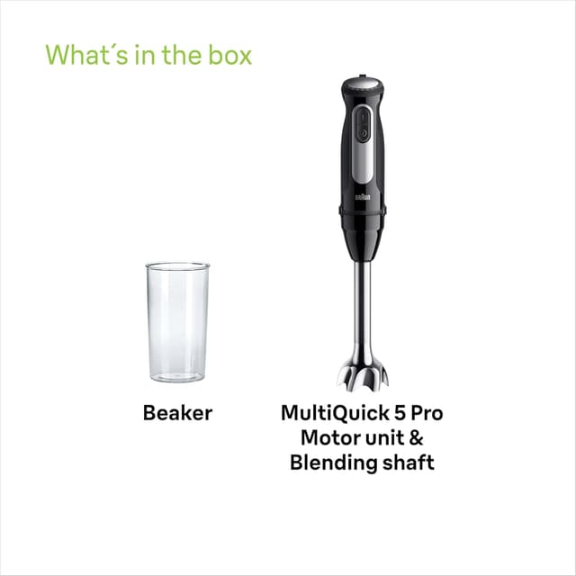 Thumbnail 6 de Braun MultiQuick Pro 5 MQ 55001 M 1000W hand blender 🍲