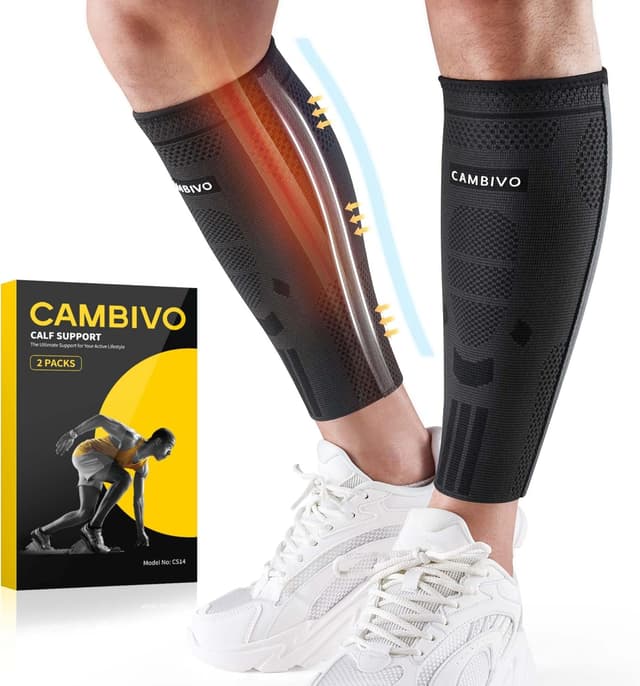 Detalle de CAMBIVO calf compression sleeve 2 pack