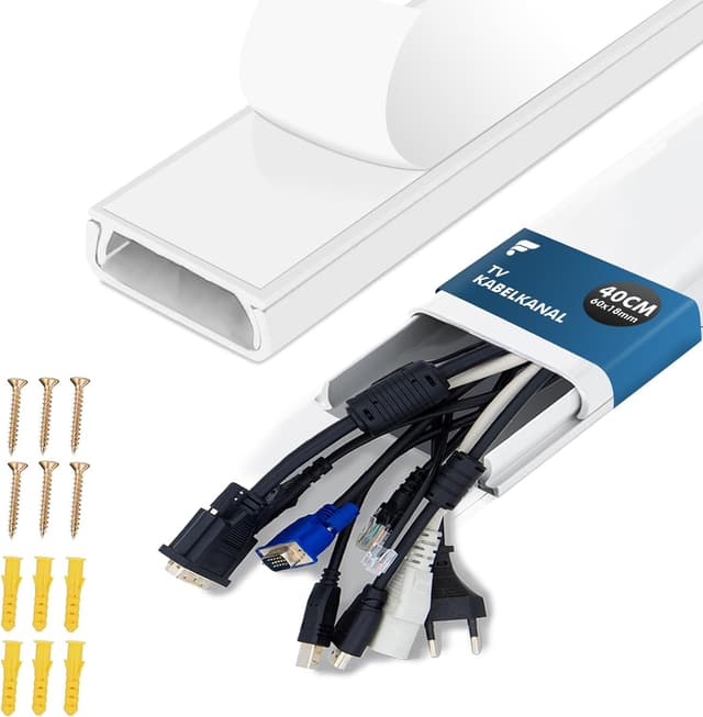 Detalle de shinfly TV Kabelkanal 0,4m Weiß
