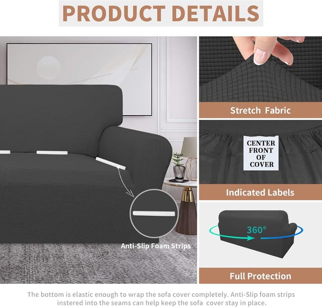 Thumbnail 3 de Easy-Going Waterproof Couch Cover 60–81 in