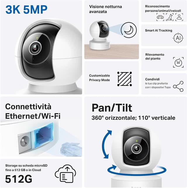 Thumbnail 1 de Tapo C232 telecamera Wi‑Fi 5MP