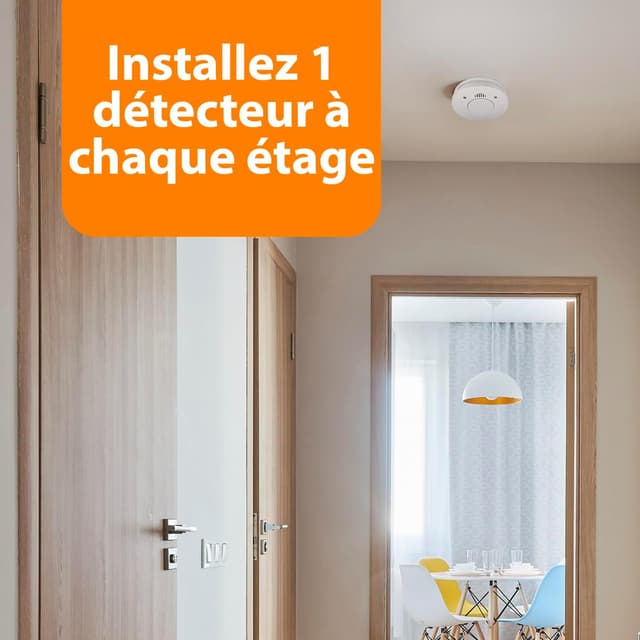 Thumbnail 4 de Smartwares Détecteur de fumée 85 dB 🚨