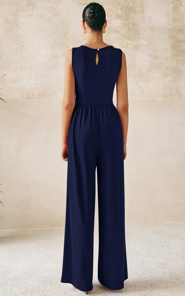 Thumbnail 4 de PRETTYGARDEN One Piece Jumpsuits Wide-Leg Romper 👗