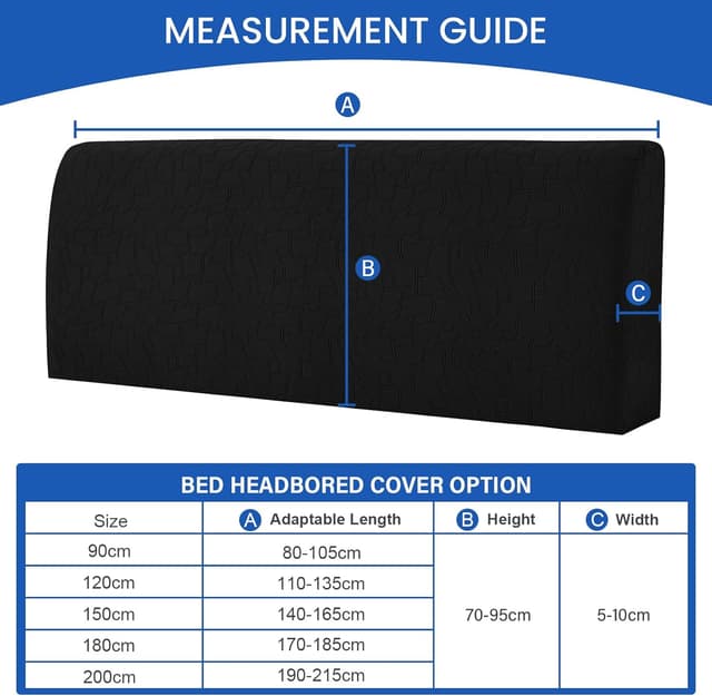 Thumbnail 1 de Ystyle Funda Cabecero 200 cm Negro
